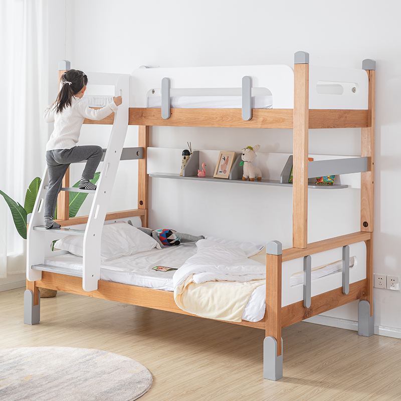 Comparable Bear Maternal Bed - wood Children's Adult double - floor bed up and down with two - story high - and - low bed multi - functional combination