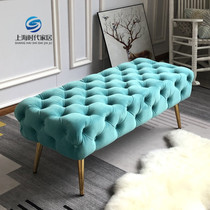 Home American Light Extravaganza Shoes stool Modern minimalist minimalist Closed Living Room Sofa stool Pedaling Cloister room to try and wear a shoe stool