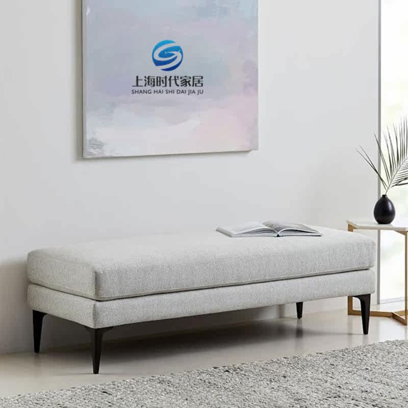 Shanghai Nordic bed end stool fabric cloakroom changing shoes modern living room sofa bench simple bedroom light luxury bed