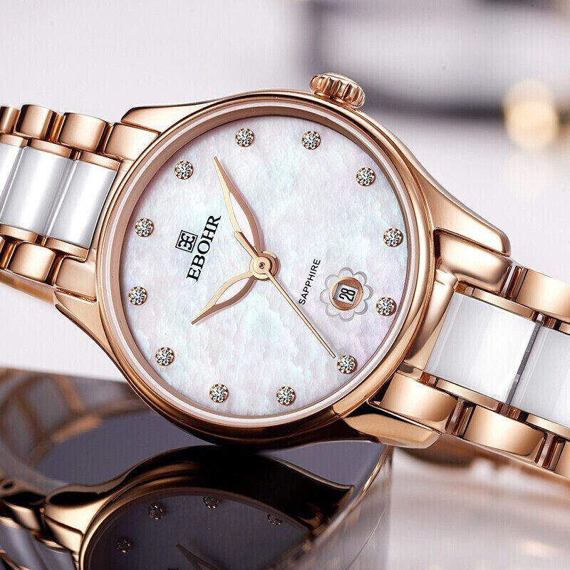 Yibo price watch women's watch ceramic imported quartz movement fashion all-match watch waterproof 3621