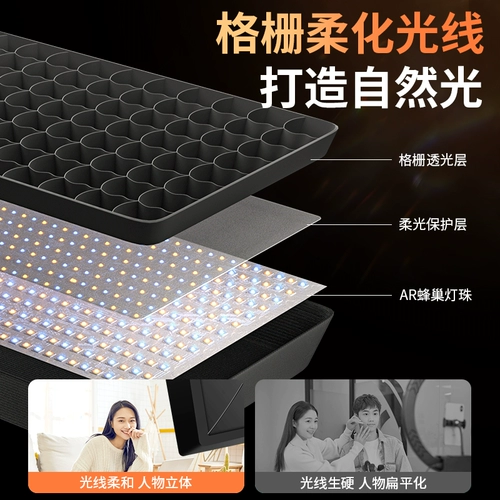 Портативный светодиодный потолочный светильник, решетчатый светильник, заполняющий свет, дорожный легкий уличный фонарь