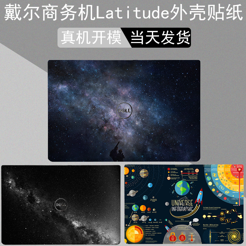Suitable for Dell Dell Laptop Latitude Computer 5421 15.6-Inch 14-Inch Body Shell Sticker 7420 Business Model 5420 Protection 5520 Film Explosion-Proof Tempered Film Sticker