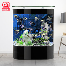 Golden Dragon Fish Tank Tortoise Home Living Room Large HD Glass Ecological Bottom Filtering Aquarium Free Water