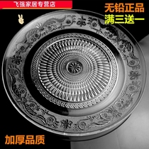 Glass Fruit Pan Plastic KTV Bar Modern Living Room Transparent Eu Style Candy Creativity High Foot Special Fruit Basin