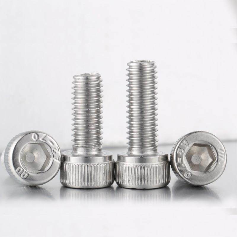 304 stainless steel inner hexagonal screw M3 screw M4 cylindrical head M5 bolt M6 cup head M8 inner hexagon M10M12