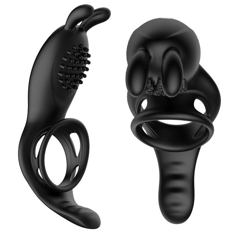 Vibrating lock fine ring husband and wife orgasm men's products lasting shock ring sex toys male adult anti-shoot ring wx