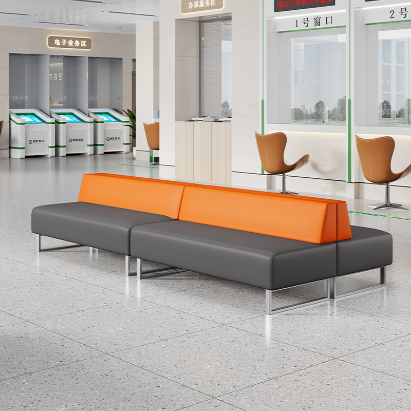 Company Office Reception, Simple Library, Hair Salon Waiting Area, Sofa, Hotel, Bank Lobby, Rest Area, Booth Seating