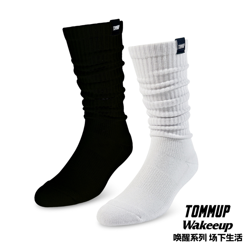 Cityboy Retro Basketball Socks Sports Japanese Style Thick Knit Slouch Socks Men's Socks Pure Cotton Towel Bottom Layered Socks