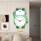 Internet celebrity frog home clock mute without punching holes
