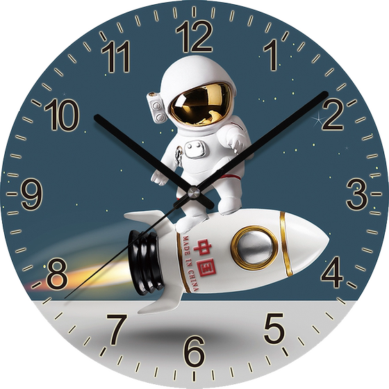 Dilan Cartoon Children's Cute Silent Guest Bedroom Clock