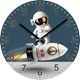 Dilan Cartoon Children's Cute Silent Guest Bedroom Clock