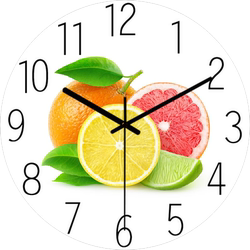 Trendy Fruit Clock Wall Clock for Living Room Home Use Simple Creative Clock Stylish Quartz Clock Wall Clock for Bedroom
