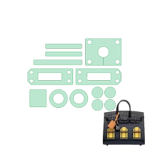 (Jian Naiqi Hardware Film) is suitable for Hermes Birkin20 house bag hardware film luxury anti-wear and easy-to-apply crystal film anti-scratch metal protective film