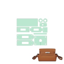 (Jian Naiqi Hardware Film) is suitable for Hermes Kelly messenger bag small hardware film luxury crystal film high-definition metal protective film