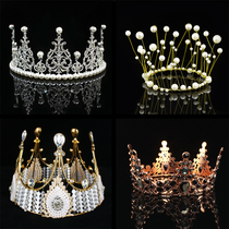 Pizzu Pearl Crown Cake decoration fittings 18 year old Swan full of star seaweed algae black retro plugin