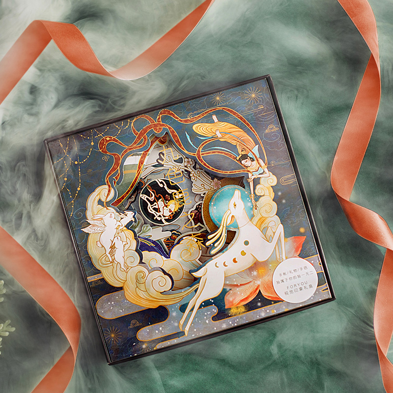 National Wind Handbooks Bentbox China Wind Classical Notebook University College Students Handbooks Ben Sets Creative Meritocracy Meritocracy ANCIENT WIND STATIONERY STICKERS ADHESIVE TAPE MATERIAL MATERIAL FULL SET OF STUDENT GIFTS