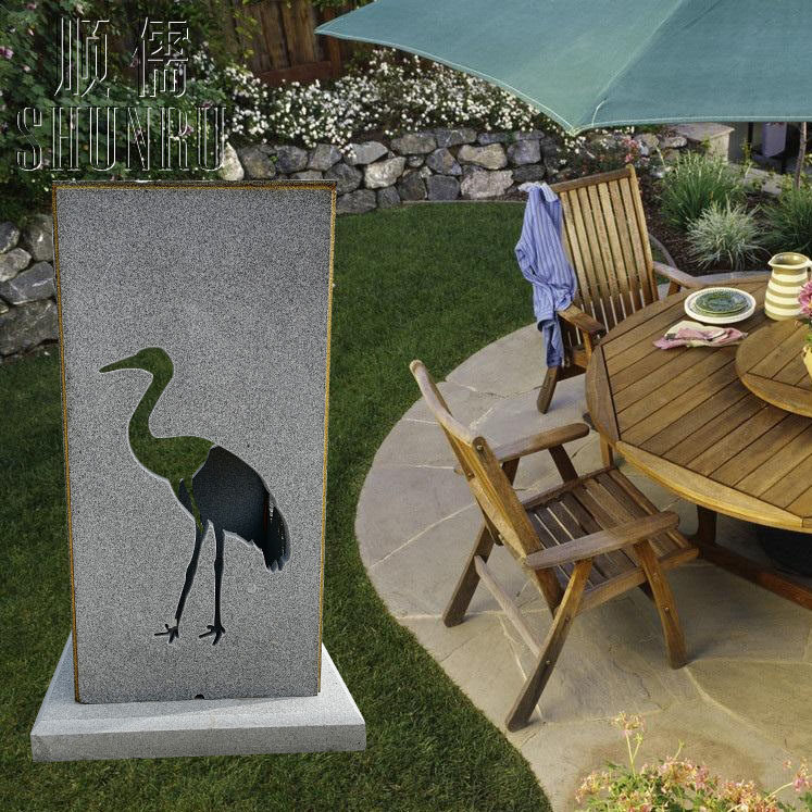 Stone carving solar stone lamp bluestone Japanese garden stone lantern natural stone too energy villa floor ornaments