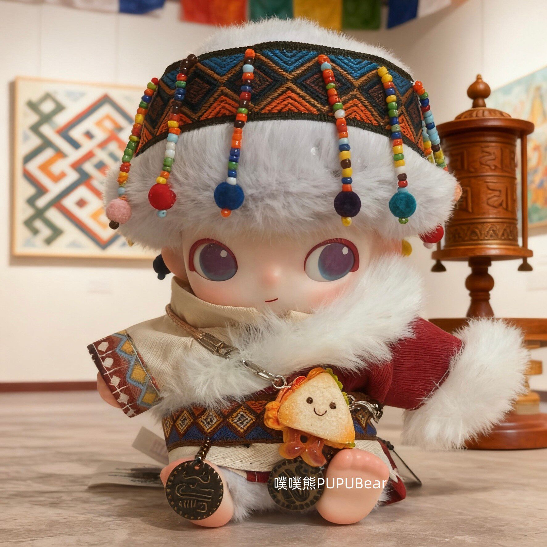 Dimoo Newborn Dimoo Newborn Diary Vinyl Doll Clothes Dimoo Tibetan Clothing Guardian ...