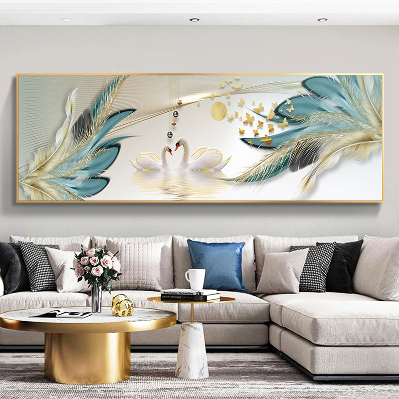 5D diamond drawing full diamond 2023 new happy swan living room bedroom minimal crystal tile cross embroidery