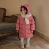 Детский пуховик, зимняя детская куртка, средней длины, увеличенная толщина, 2023