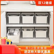 Cupboard basket drawer porch cabinet Nordic tea cabinet household small multi-layer 2021 new sealed cockroach prevention