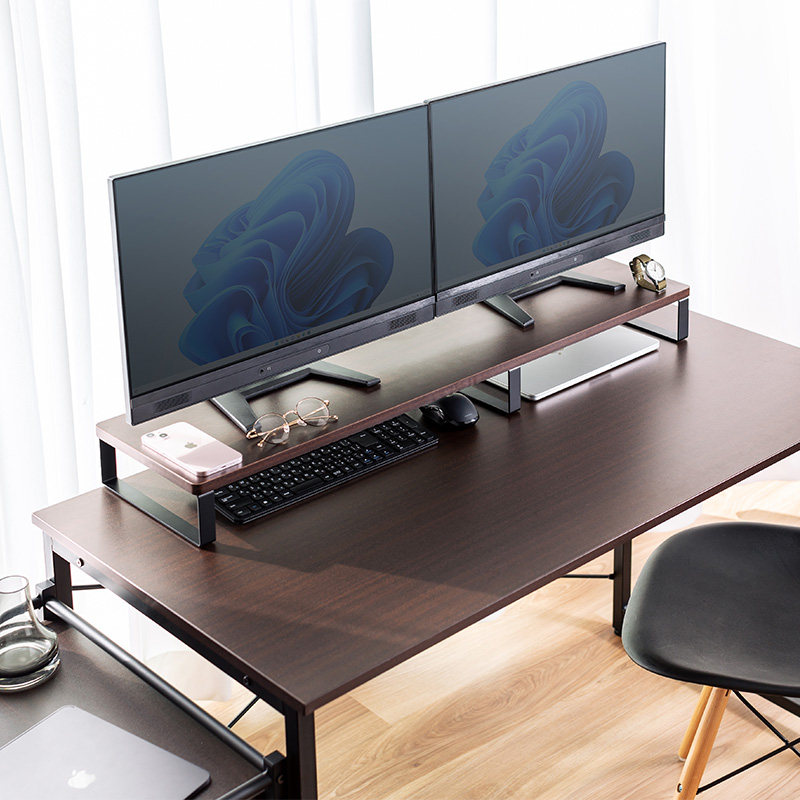 Japanese sanwa monitor stand riser: the secret weapon for dual monitor ...