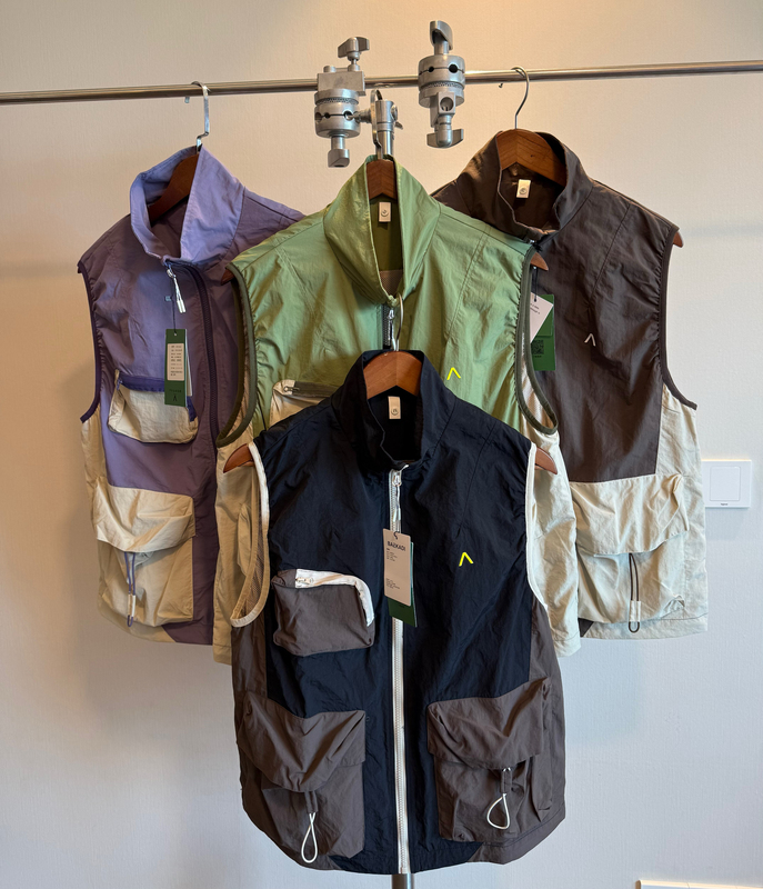 Big Monkey! 25Ss In-Stock Mountain-Style Wilderness Summer Outdoor Hiking and Camping Functional Vest Jacket