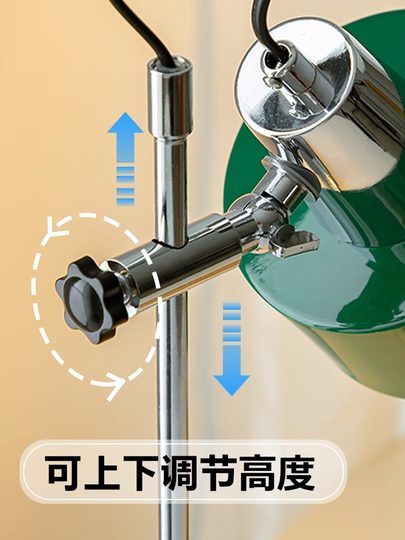 护眼台灯办公室桌面灯孟菲斯床头灯中古包豪斯升降卧室书房书桌灯