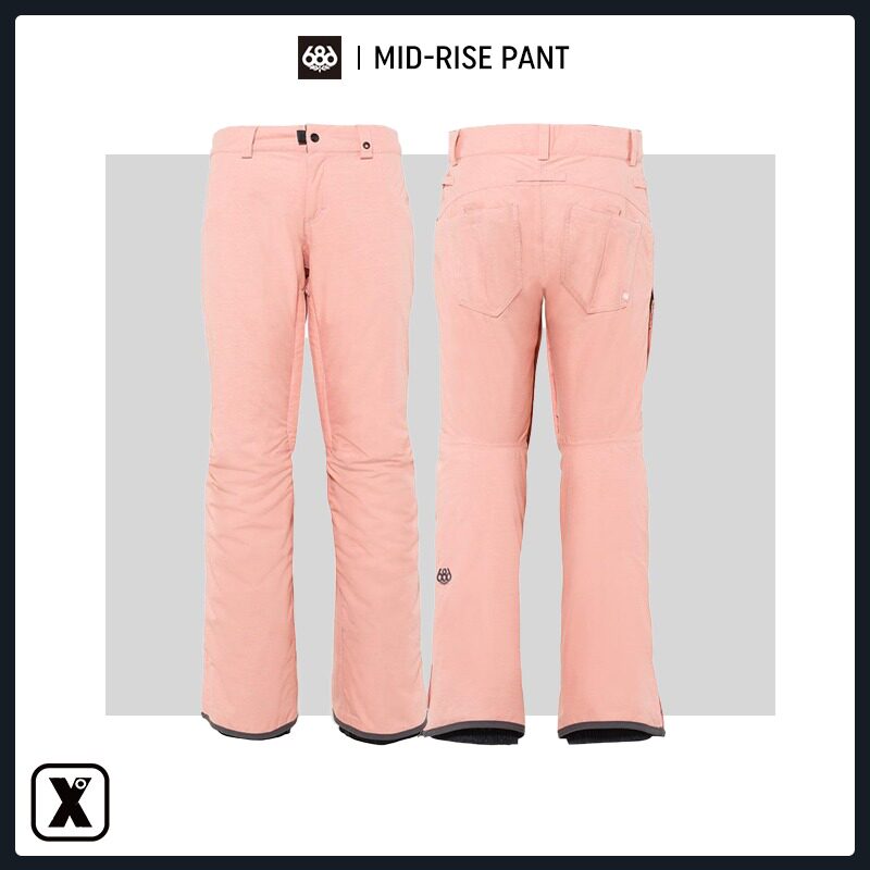 Toxic EXDO] W21 686 outdoor ski pants women's snowboard equipment ski wear mid-rise