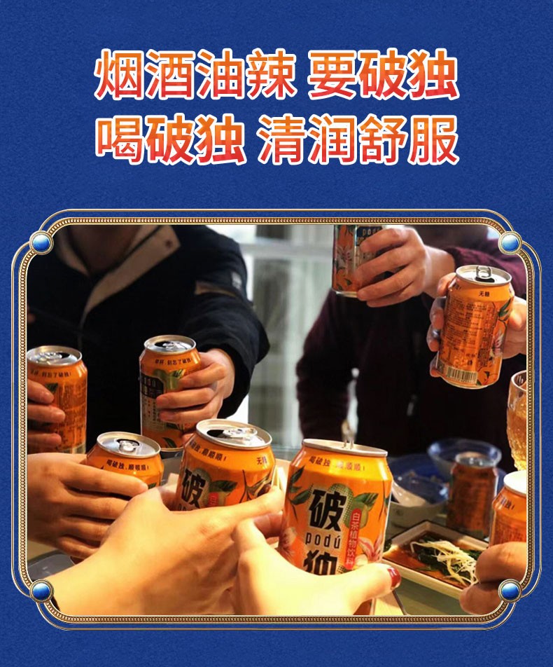 破独  0糖0脂 白茶无糖饮料310mL*12罐 图3