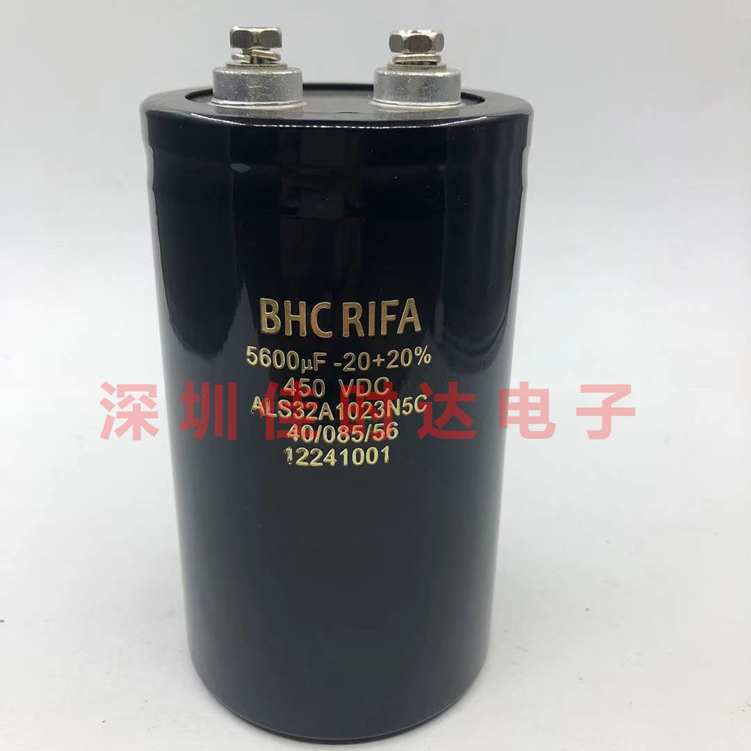 5600 UF450VDC new UK BHC RIFA 400V5600 UF DC VC VDC VDC Electrolytic Capacitor