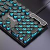 Mechanical Feel Keyboard USB Wired Computer Desktop Laptop for Boys and Girls Gaming E-Sports Office Dedicated Punk