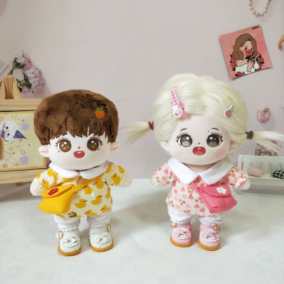 Cotton doll hand-made material package fried wool cotton doll clothes diy material package 40cm cotton doll clothing suit