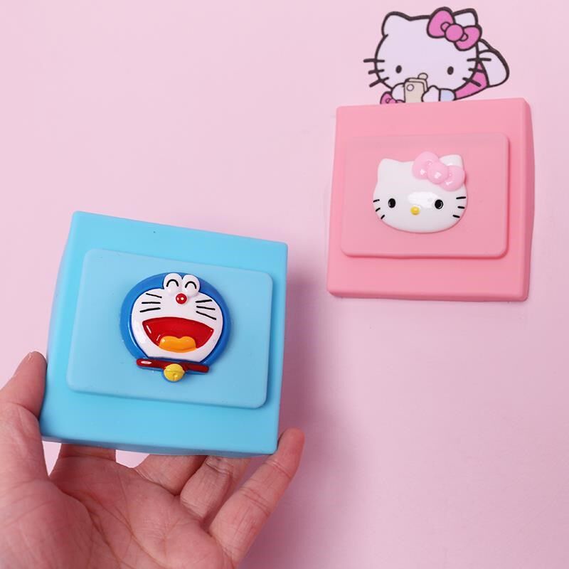 Wall Switch Socket Shelter Adornment Socket Embellishments frame minimalist socket Ugly Decorative box Cartoon Cute