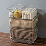 Прозрачный пластиковый ящик для хранения, игрушка, коробка для хранения, увеличенная толщина