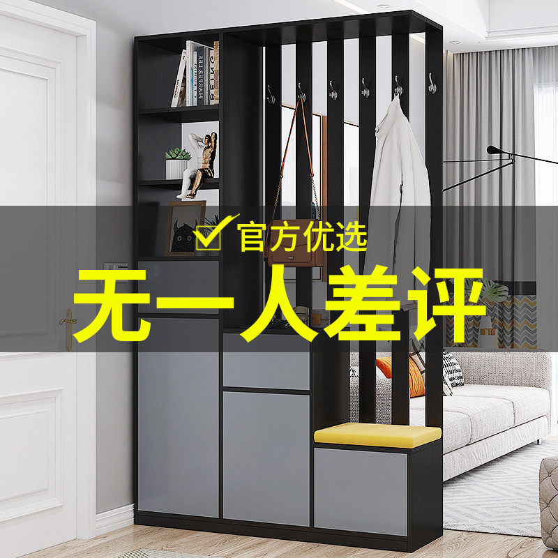 Nordic entry cabinet shoe cabinet integrated entrance entry door partition storage cabinet living room screen decoration cabinet foyer partition cabinet