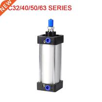 Pneumatic Cylinder Air Cylinders SC32 40 50 63mm Stroke 25-4
