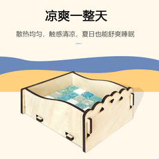 Излучающие панели 仓鼠冰垫凉席降温小床金丝熊夏凉床降温床夏凉垫凉席仓鼠造景用品 Mooi