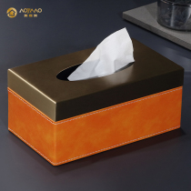 Minimalist modern on-board paper towel box Living room Tea Table Light Extravagant and Cardboard Boxes home European-style Napkin Containing boxes