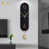 Modern minimalist living-room hanging clocks Home fashion nets Red hanging wall clock creative decoration light and luxurious silent quartz clock table