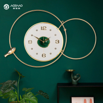 Nordic wall clock living room household light luxury watch fashion creative clock modern simple decoration wall quartz wall watch