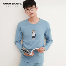 Teen boys wear pure cotton students in autumn to warm long sleeves underwear