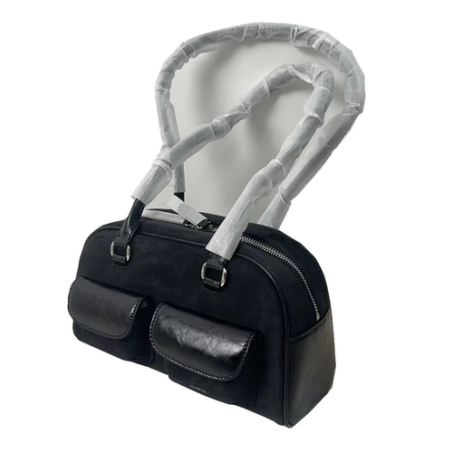 Бостонская сумка, барсетка, сумка на одно плечо, сумка подмышку, сумка через плечо, в корейском стиле, Южная Корея