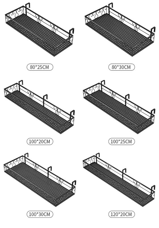 Giá để đồ hoa giá để đồ ban công chậu hoa giá treo lan can sắt mọng nước chậu hoa giá treo bệ cửa sổ lan can giá hoa giá lưới bảo vệ ban công