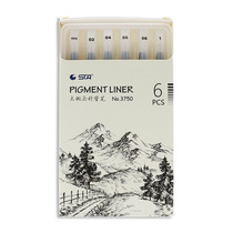 STA Sta 3750 Grand Bronze Head Needle Tube Pen Sketch Side Sketch Pen Fine Art Hand-painted Hook pen 6 10 color suit