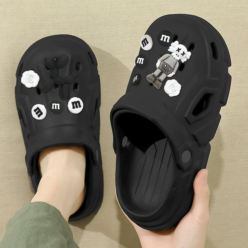 Летние пляжные нескользящие дезодорированные сандалии на платформе, сумка для обуви, мужские тапочки