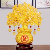 Nie Fu Tongyi Nie Fu Bronze Art Fortune Tree Swing Piece Home Decoration Goods