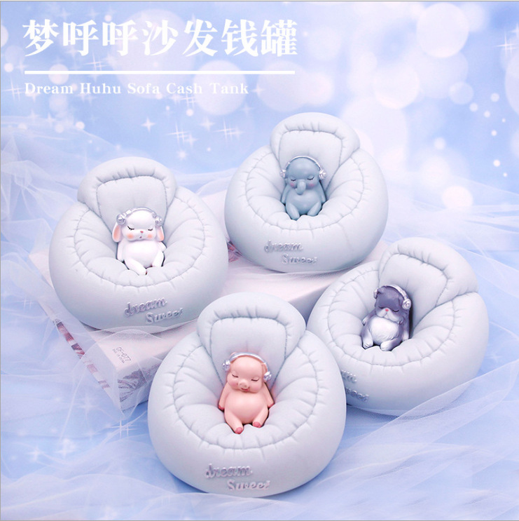Dreamy Creative Cartoon Sofa Pendant Piggy Bank Gift for Girls Children's Day Gift Cute Home Decor