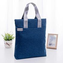 Office bag Womens business Portable document bag canvas official document multi-layer large capacity leisure file portable