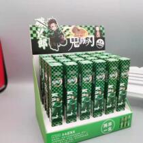 Volcano stationery wholesale gel pen blind box pen Press-type ghost blade peripheral stationery gift stove door Tanjiro You bean butterfly endure two yuan custom joint water pen black 0 5m